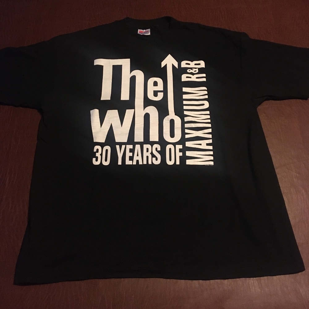 Vtg The Who 30th Anniversary Band Tee XL
